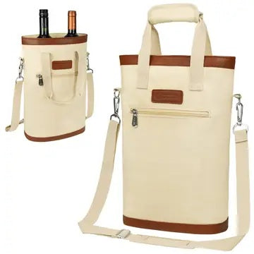 WINE TOTE - Beige