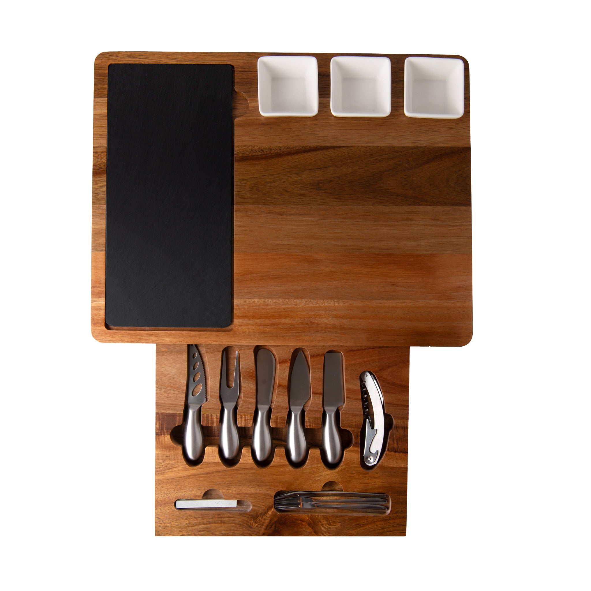 PREMIUM ACACIA WOOD CHARCUTERIE SET